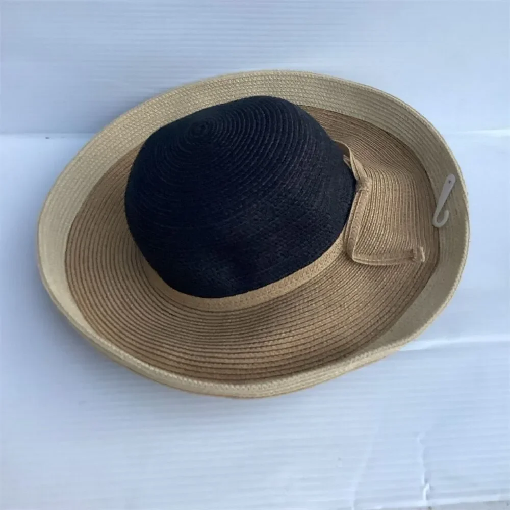 Columbia Women's Wide Brim‎ Straw Hat Multicolor Sun Protection Casual